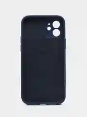 Темно-синий чехол для iPhone (Айфон) с Защитой камеры 12, 12pro