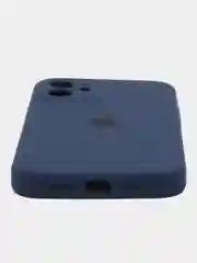 Темно-синий чехол для iPhone (Айфон) с Защитой камеры 12, 12pro