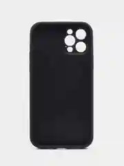 Черный чехол для iPhone (Айфон) с Защитой камеры 12, 12pro