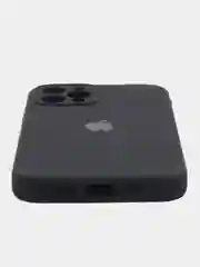 Черный чехол для iPhone (Айфон) с Защитой камеры 12, 12pro