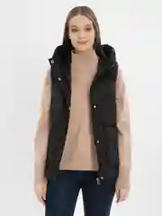 Жилет женский, с капюшоном
