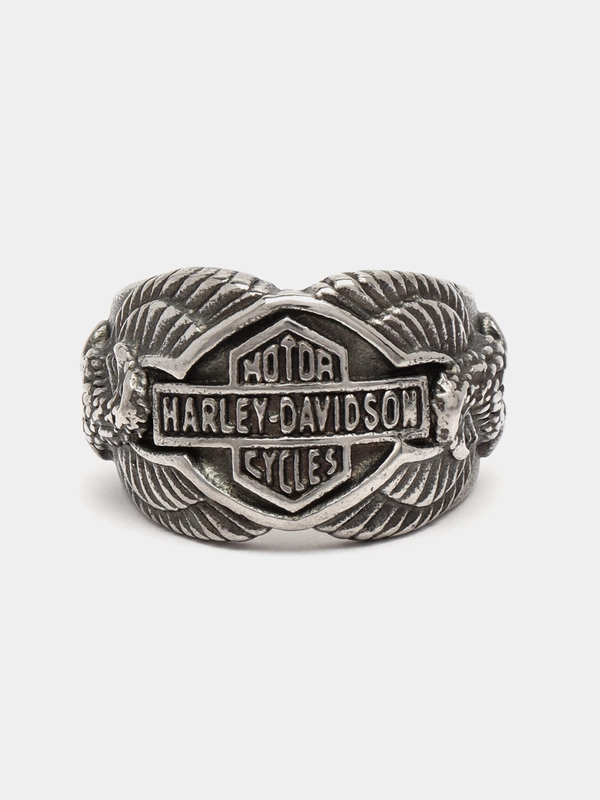 Кольцо-печатка Harley Davidson, мужское