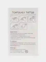 Бежевый временная переводная татуировка, с фруктами