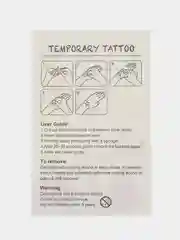 Бежевый временная переводная татуировка, с фруктами