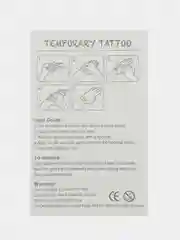 Бронзовый детские татуировки, светящиеся
