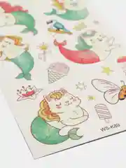 Оранжевый детские татуировки, светящиеся