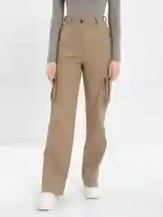 Бежевый брюки Карго женские