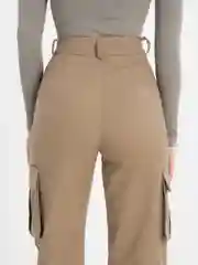 Бежевый брюки Карго женские