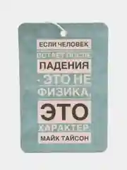 Ароматизатор воздуха для автомобиля "Характер", картонный