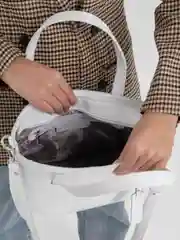 Белый сумка женская, натуральная кожа, тоут