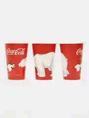 Набор одноразовой посуды для праздника Coca-Cola  (стаканы 330мл. 6шт., тарелки 23см 6шт.)