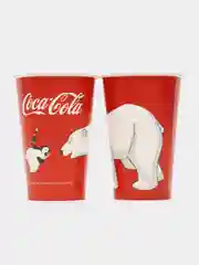 Набор одноразовой посуды для праздника Coca-Cola  (стаканы 330мл. 6шт., тарелки 23см 6шт.)