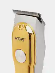 Машинка-триммер для стрижки волос, бороды, усов. Аккумуляторный VGR V-290 с USB, 3 насадки