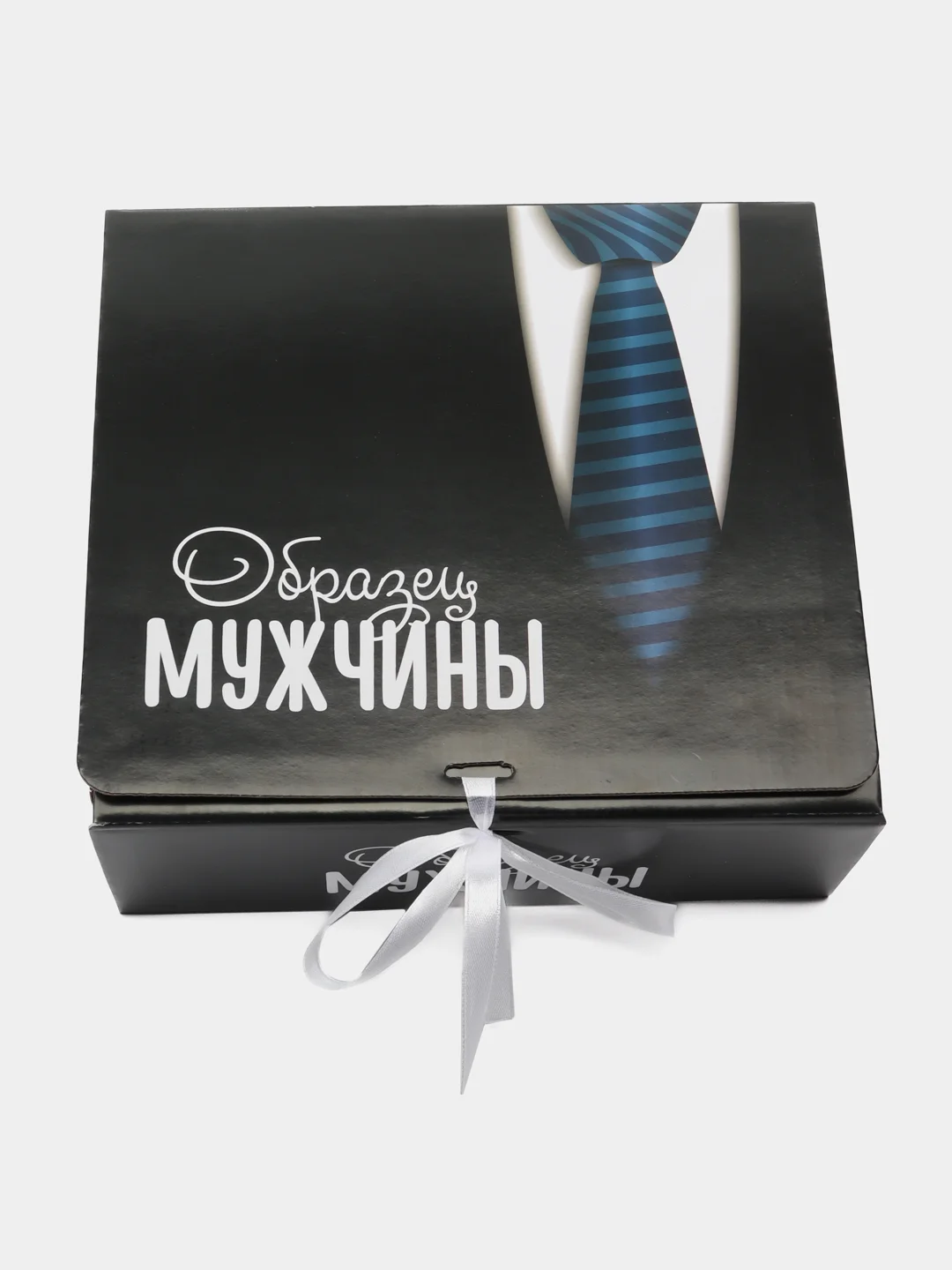 Индиго коробка подарочная с лентой