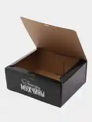 Индиго коробка подарочная с лентой