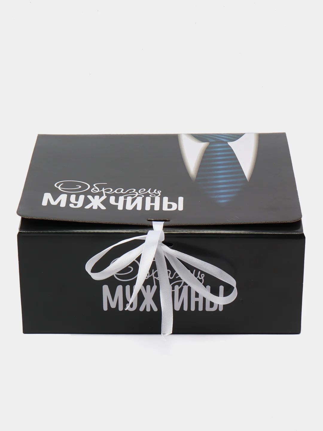 Индиго коробка подарочная с лентой