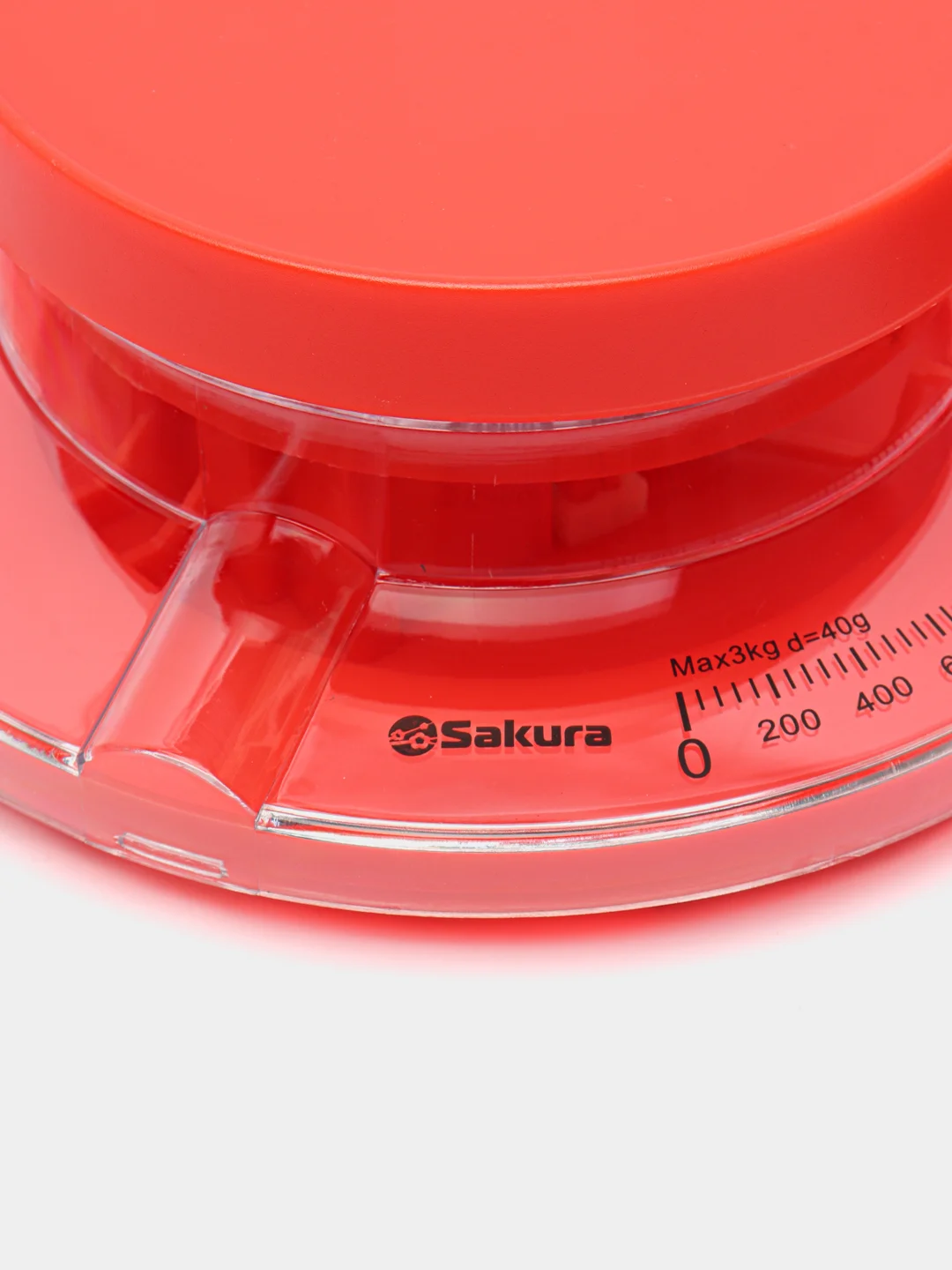 Красный весы кухонные Sakura SA-6008R