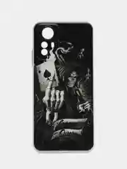 Оливковый чехол прозрачный на Xiaomi Redmi Note 12S (Сяоми Редми Нот 12S), с рисунком, защита камеры