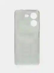 Угольный силиконовый чехол на Tecno Pova 5 (Текно Пова 5), прозрачный, с рисунком, защита камеры