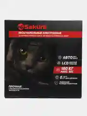 Весы Sakura SA-5065F напольные ultraslim до 180кг, перья