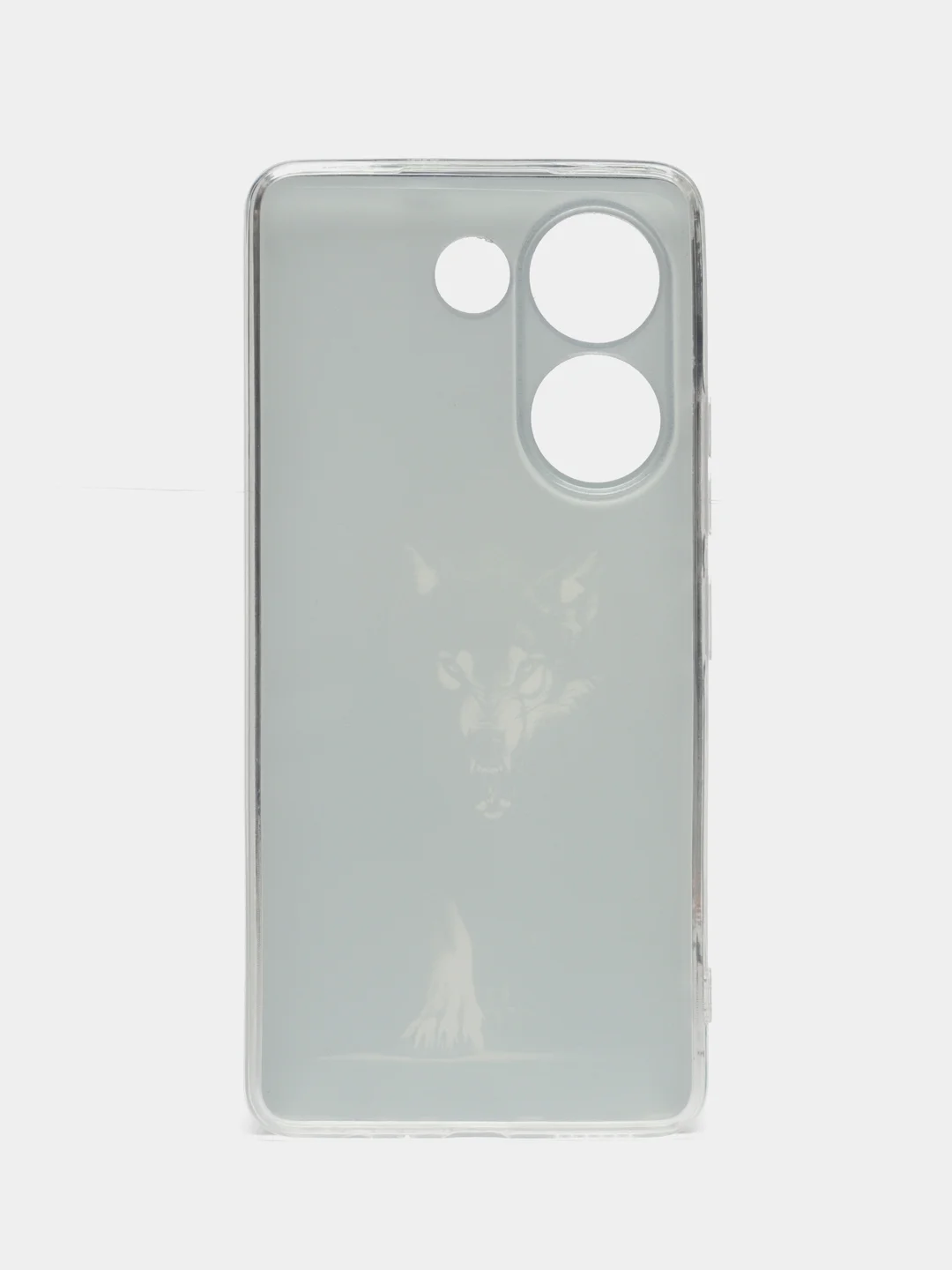 Серый меланж чехол на Tecno Camon 20/20 Pro 4G (Текно Камон 20/20 Про 4G), с рисунком, защита камеры