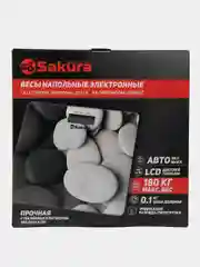 Весы напольн Sakura SA-5065WD ultraslim 180кг элек дерево