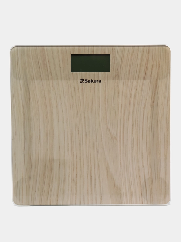 Весы напольн Sakura SA-5065WD ultraslim 180кг элек дерево