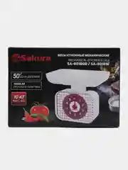 Весы кухонные Sakura SA-6016W белый, механические до 10кг
