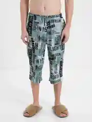 Бирюзовый бриджи мужские