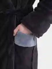 Угольный халат мужской теплый