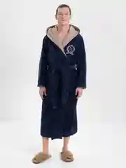 Халат мужской с капюшоном, ткань махровая, хлопок, 8 размеров