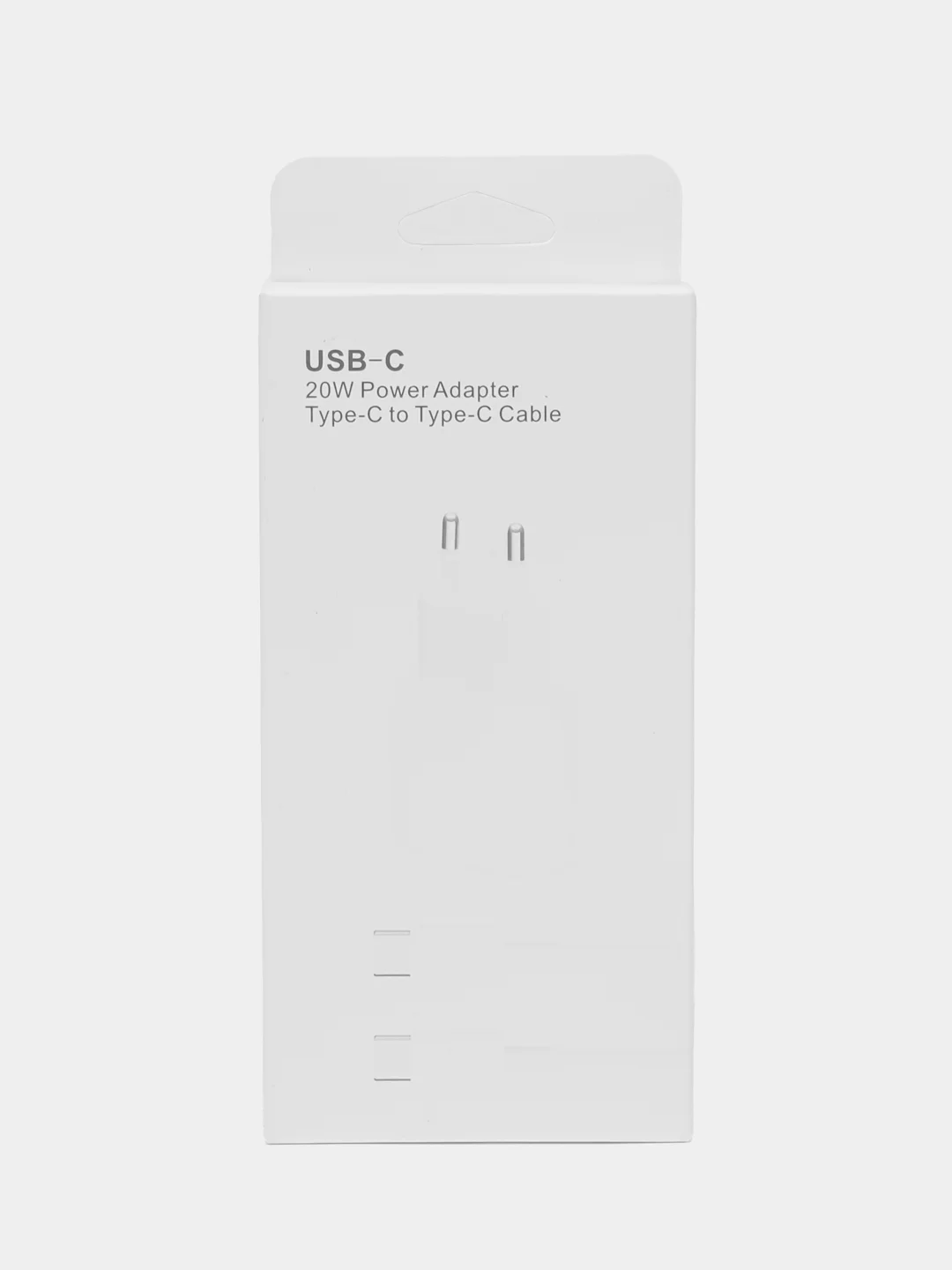 Зарядное устройство для iPhone, блок Type-C, PD, 20W и кабель Type-C - Lightning