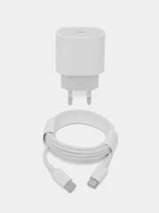 Зарядное устройство для iPhone, блок Type-C, PD, 20W и кабель Type-C - Lightning