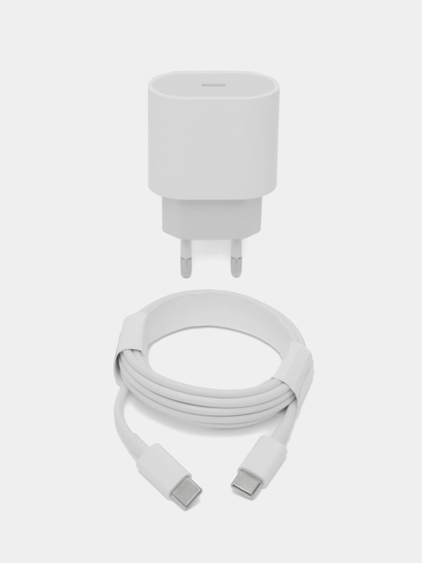 Зарядное устройство для iPhone, блок Type-C, PD, 20W и кабель Type-C - Lightning