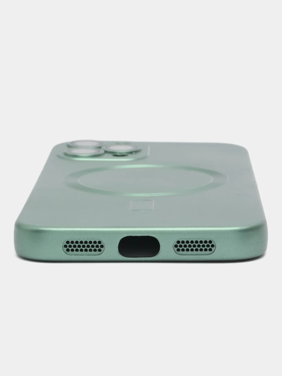 Зеленый чехол для iPhone 11 / 11 Pro Max / 12 13 14 Pro Max Plus Mini / X / XS / XR, magsafe