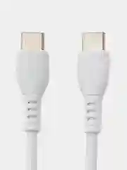 Кабель зарядный для Android, Apple, Borofone BX51, (Type-C/Type-C), белый, 1 m