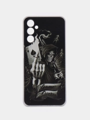 Чехол на Samsung Galaxy A14 4G (Галакси A14 4G), прозрачный, с рисунком, защита камеры