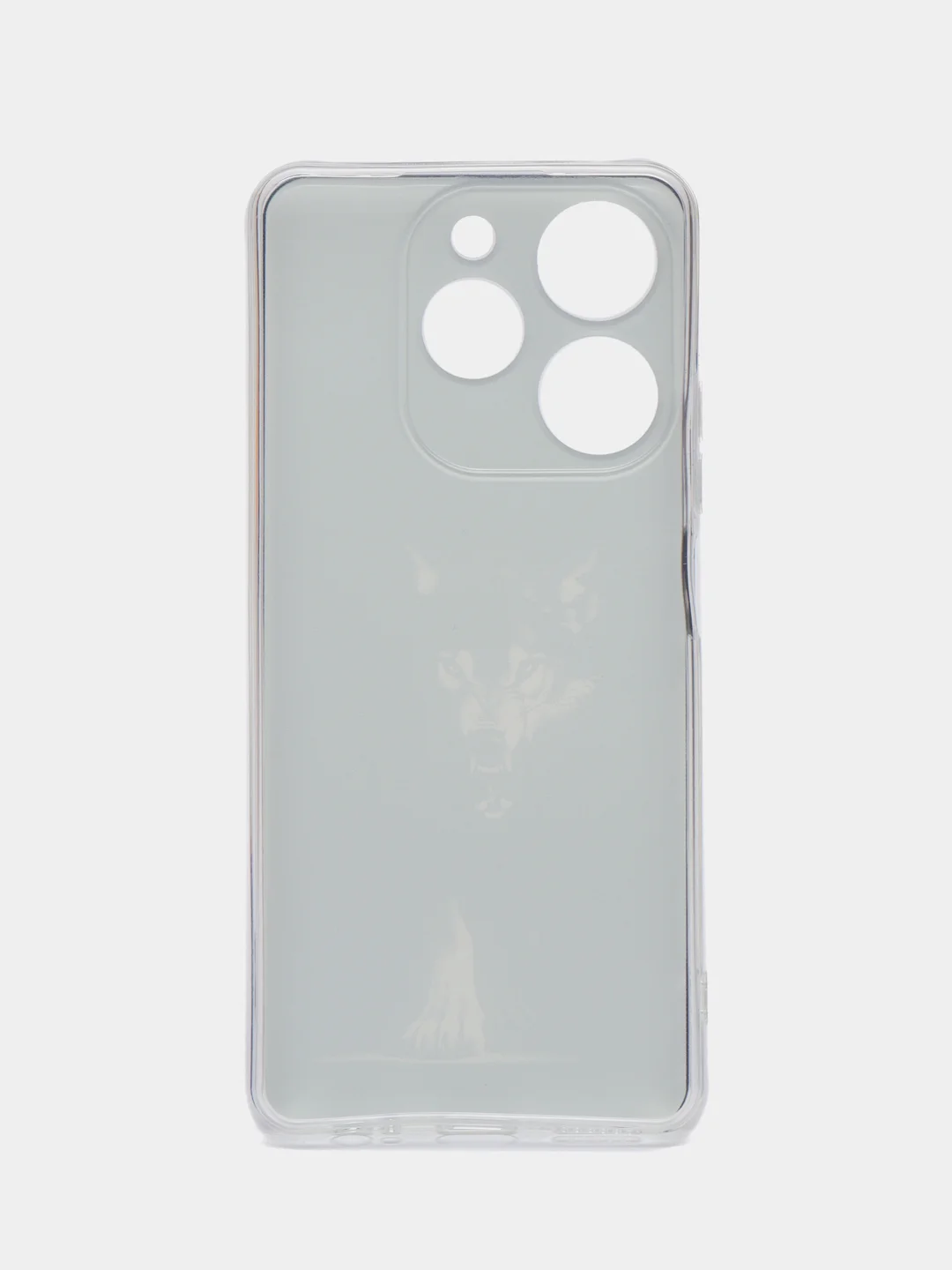 Серый меланж чехол на Tecno Spark 10 Pro (Текно Спарк 10 Про), прозрачный, с рисунком, защита камеры