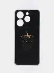 Разноцветный чехол на Tecno Spark 10 Pro (Текно Спарк 10 Про), прозрачный, с рисунком, защита камеры