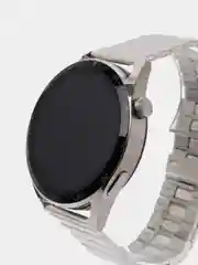 Серебряный смарт-часы мужские 4 series, умные, круглые, 46 мм