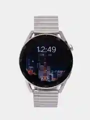 Серебряный смарт-часы мужские 4 series, умные, круглые, 46 мм