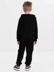 Синий комплект для мальчика: худи и штаны, с начесом, 8-12 лет