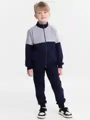 Темно-синий комплект для мальчика: бомбер и штаны, 8-12 лет
