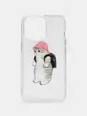 Алый чехол для iPhone 11 13 14 15 12/12Pro, 13,14 Pro Max, XR, XS, 7/8 с принтом