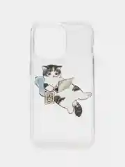 Серый чехол для iPhone 11 13 14 15 12/12Pro, 13,14 Pro Max, XR, XS, 7/8 с принтом