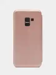 Розовый чехол книжка Samsung Galaxy A8 2018 / Самсунг Галакси А8 2018