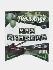 Гирлянда на ленте "Дембель", 250 см