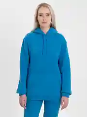 Голубой спортивный женский костюм