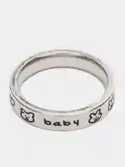 Серебряный кольцо на Новый Год, baby "Зайчик"