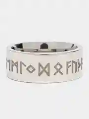 Серебряный кольцо с иероглифами, унисекс